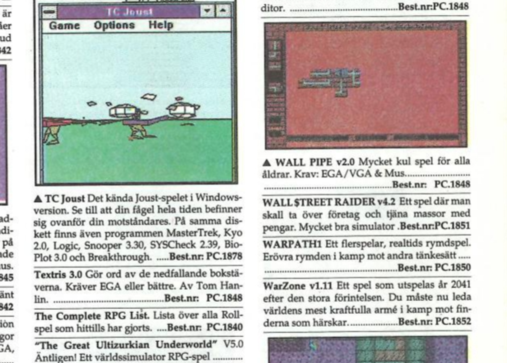 Wall Street Raider coverage in PD Magazine, 1995